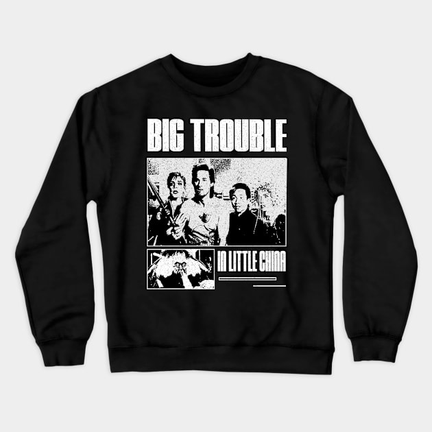 big trouble black and white dramatic edition Crewneck Sweatshirt by KyleCreated